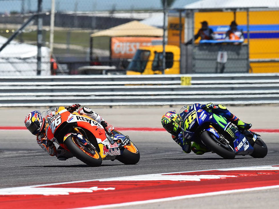 Daniel Pedrosa, Valentino Rossi