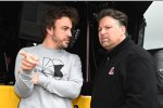 Fernando Alonso (McLaren) und Michael Andretti 