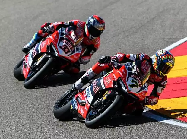 Chaz Davies, Marco Melandri Titel-Bild zur News: Chaz Davies, Marco Melandri