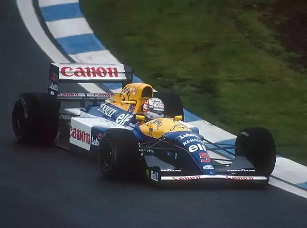 Nigel Mansell 1992 Titel-Bild zur News: Nigel Mansell 1992