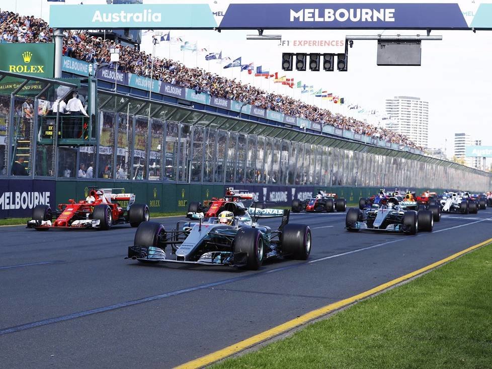 Lewis Hamilton, Sebastian Vettel, Valtteri Bottas, Kimi Räikkönen
