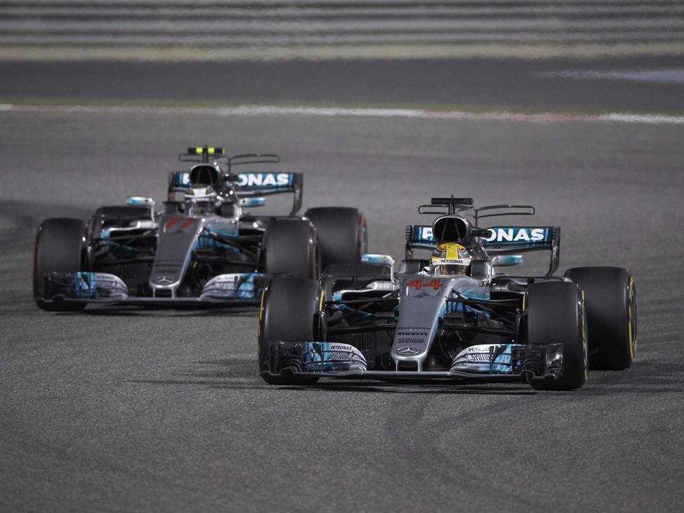 Valtteri Bottas, Lewis Hamilton