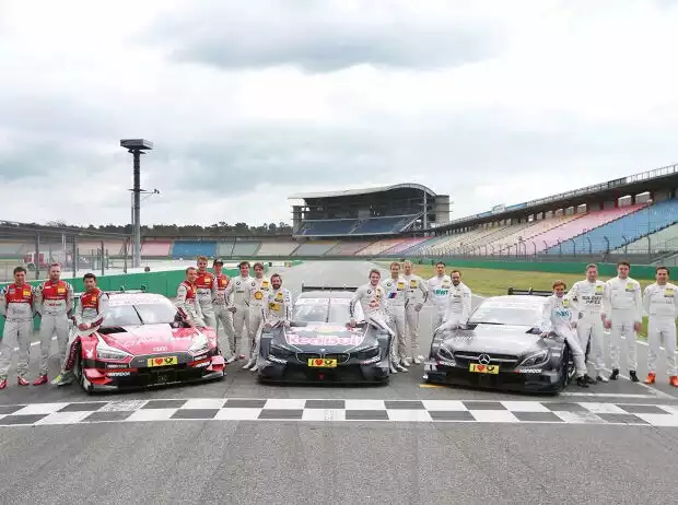 Mike Rockenfeller, Jamie Green, Nico Müller, Mattias Ekström Titel-Bild zur News: Mike Rockenfeller, Jamie Green, Nico Müller, Mattias Ekström