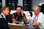 David Coulthard, Christian Horner und Helmut Marko 
