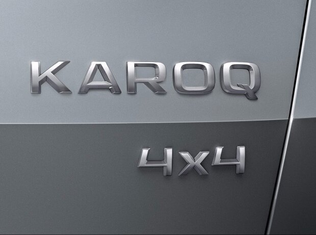 Skoda Karoq Schriftzug 2017