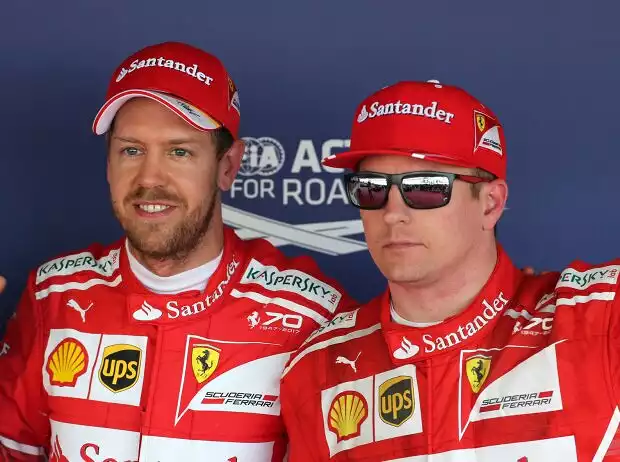 Sebastian Vettel, Kimi Räikkönen Titel-Bild zur News: Sebastian Vettel, Kimi Räikkönen
