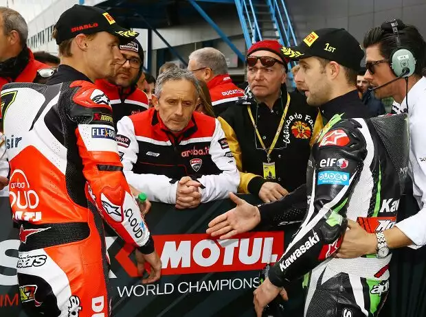 Titel-Bild zur News: Jonathan Rea, Chaz Davies