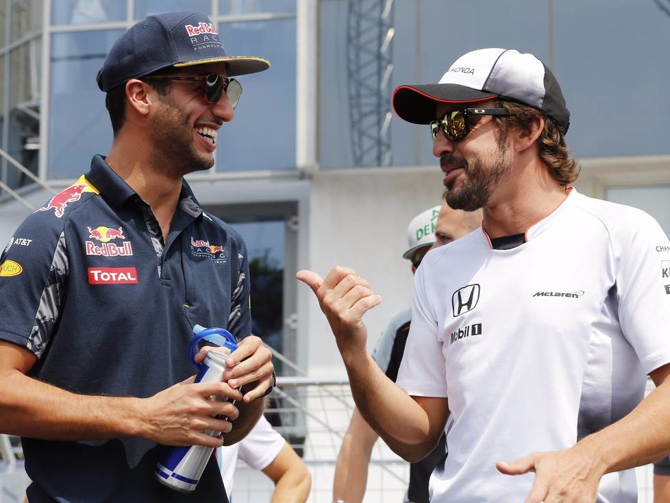 Daniel Ricciardo, Fernando Alonso