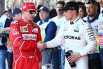 Kimi Räikkönen (Ferrari) und Valtteri Bottas (Mercedes) 