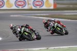 Jonathan Rea vor Tom Sykes 