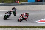 Chaz Davies vor Jonathan Rea und Tom Sykes 