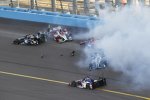 Graham Rahal (Rahal), Max Chilton (Ganassi) und Marco Andretti (Andretti) 