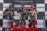 Jonathan Rea, Tom Sykes und Chaz Davies 