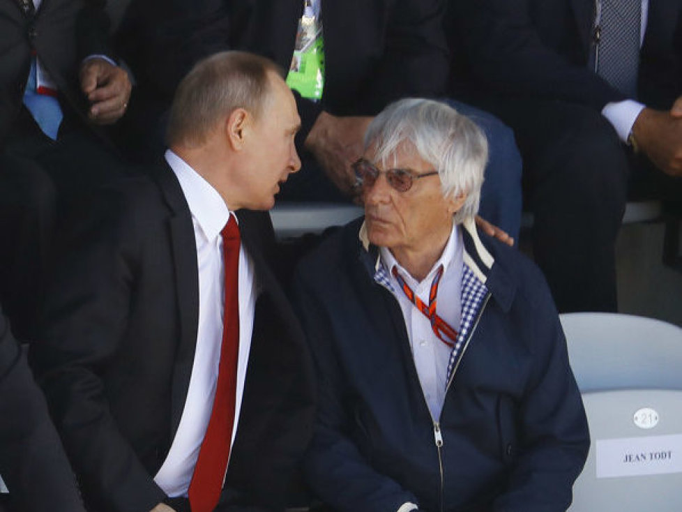 Wladimir Putin und Bernie Ecclestone