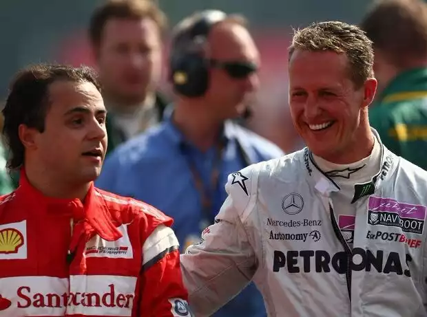 Felipe Massa, Michael Schumacher Titel-Bild zur News: Felipe Massa, Michael Schumacher