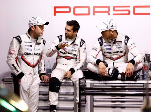 Nick Tandy, Neel Jani und Andre Lotterer Nick Tandy, Neel Jani und Andre Lotterer