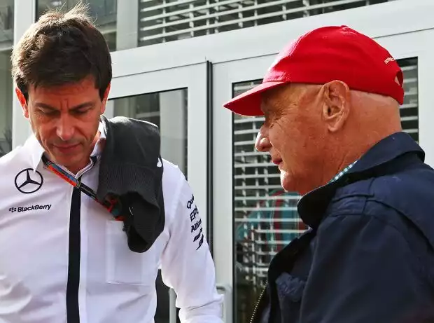 Toto Wolff, Niki Lauda Titel-Bild zur News: Toto Wolff, Niki Lauda