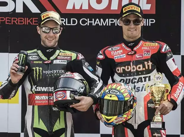 Titel-Bild zur News: Jonathan Rea, Tom Sykes, Chaz Davies