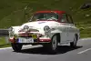 Bild zum Inhalt: Oldtimer vor Alpenkulisse: Skoda bei der Bodensee Klassik 2017