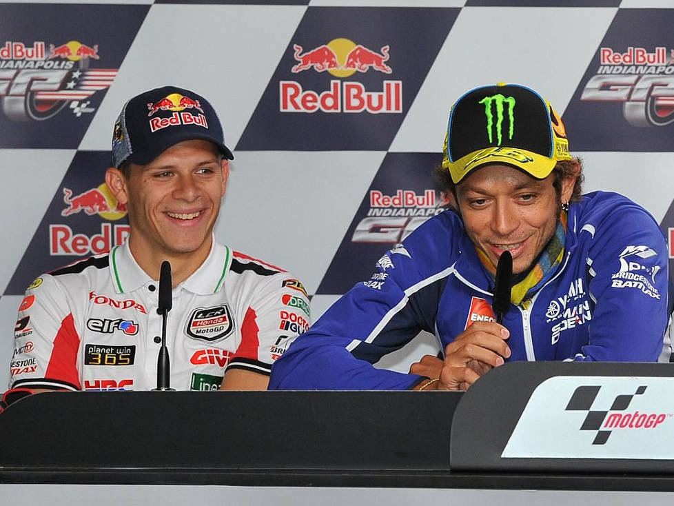 Stefan Bradl, Valentino Rossi