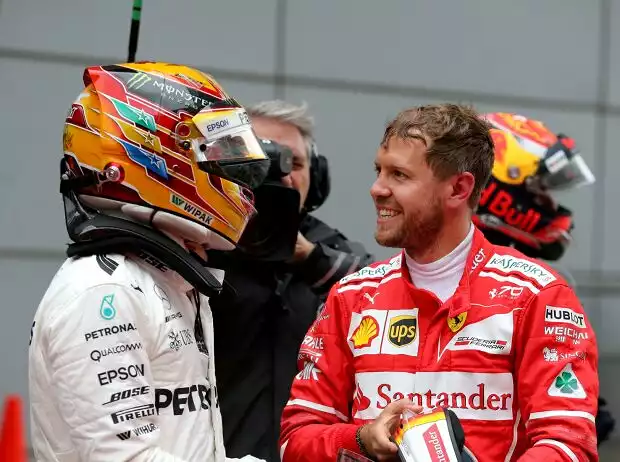 Lewis Hamilton, Sebastian Vettel Titel-Bild zur News: Lewis Hamilton, Sebastian Vettel