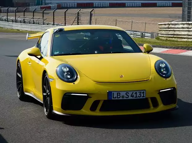 Porsche 911 GT3 auf der Nürburgring-Nordschleife Titel-Bild zur News: Porsche 911 GT3 auf der Nürburgring-Nordschleife