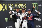 Johan Kristoffersson, Mattias Ekstr?m und Timmy Hansen 