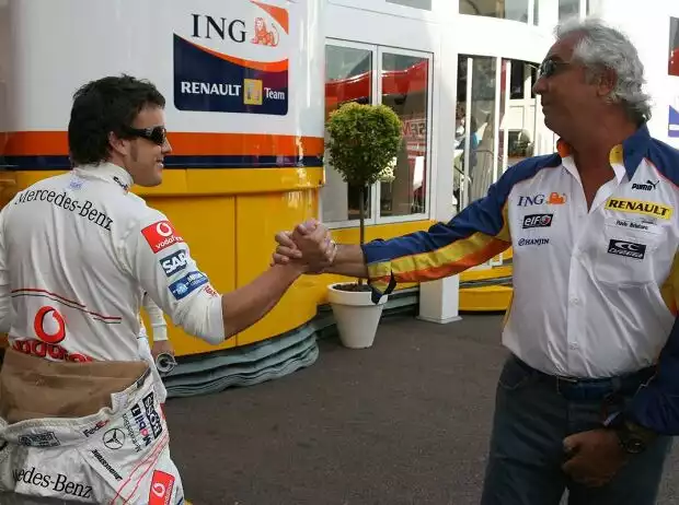 Titel-Bild zur News: Fernando Alonso, Flavio Briatore