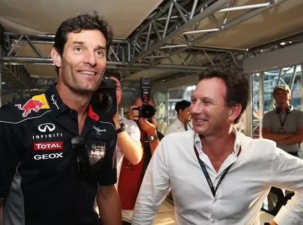 Titel-Bild zur News: Mark Webber, Christian Horner