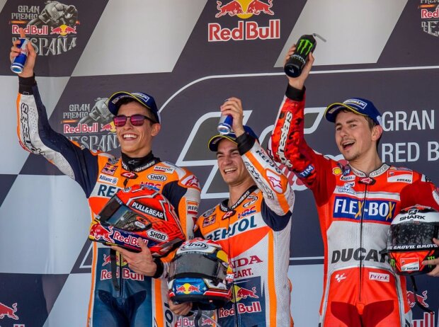 Marc Marquez, Daniel Pedrosa, Jorge Lorenzo