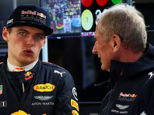 Max Verstappen, Helmut Marko Titel-Bild zur News: Max Verstappen, Helmut Marko
