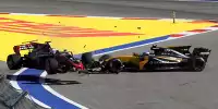 Bild zum Inhalt: Grosjean kontert Palmer: Vorne passiert so etwas nicht ...