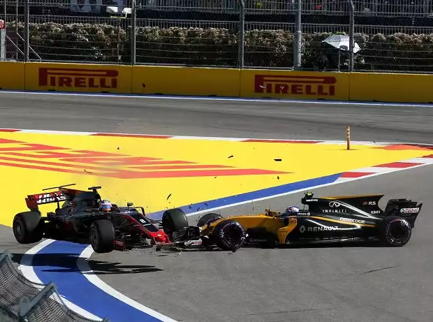 Titel-Bild zur News: Jolyon Palmer, Romain Grosjean
