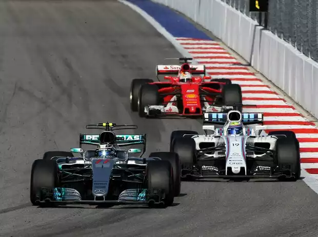 Valtteri Bottas, Felipe Massa, Sebastian Vettel Titel-Bild zur News: Valtteri Bottas, Felipe Massa, Sebastian Vettel
