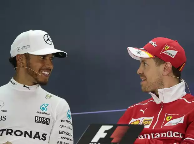 Lewis Hamilton, Sebastian Vettel Titel-Bild zur News: Lewis Hamilton, Sebastian Vettel