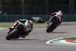 Tom Sykes hinter Marco Melandri