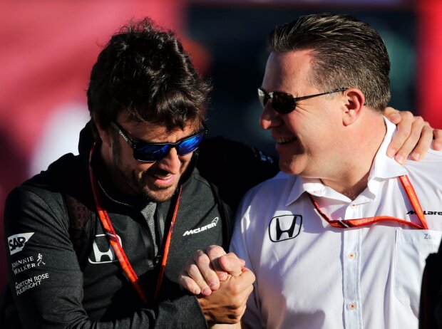 Fernando Alonso, Zak Brown