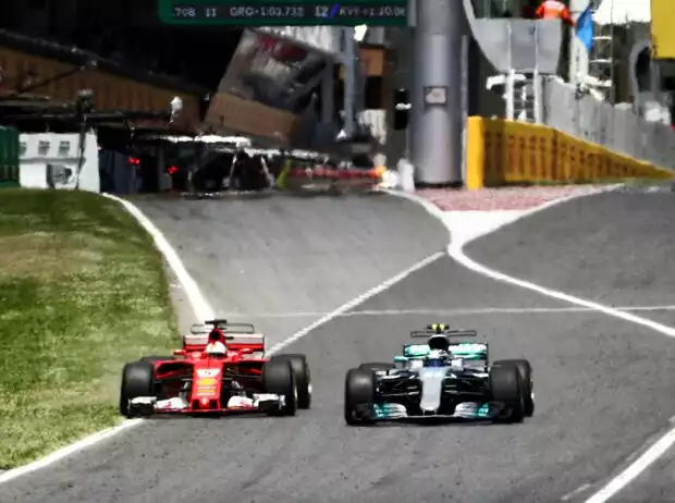 Valtteri Bottas, Sebastian Vettel Titel-Bild zur News: Valtteri Bottas, Sebastian Vettel