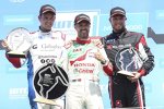 Tom Chilton, Tiago Monteiro und Robert Huff 