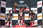 Jonathan Rea, Chaz Davies und Tom Sykes 