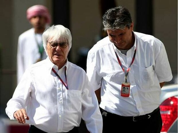 Bernie Ecclestone und Pasquale Lattuneddu Bernie Ecclestone und Pasquale Lattuneddu