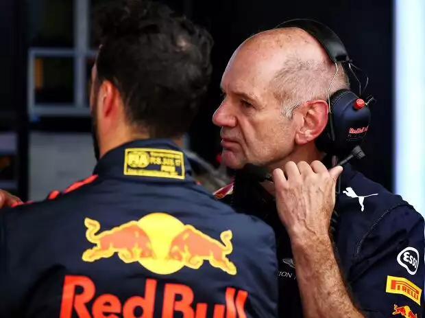 Adrian Newey, Daniel Ricciardo Titel-Bild zur News: Adrian Newey, Daniel Ricciardo
