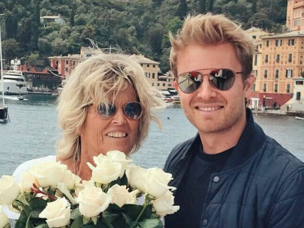 Nico Rosberg und Mama Sina