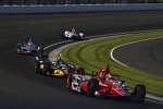 Graham Rahal (Rahal), Sage Karam (Dreyer and Reinbold) und Will Power (Penske) 