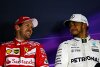 Bild zum Inhalt: Vettel versus Hamilton: Eine Zweckehe (noch) ohne Rosenkrieg