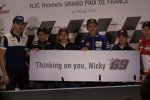 Fahrer richten Genesungswünsche an Nicky Hayden 