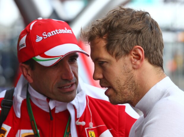 Marc Gene, Sebastian Vettel Marc Gene, Sebastian Vettel