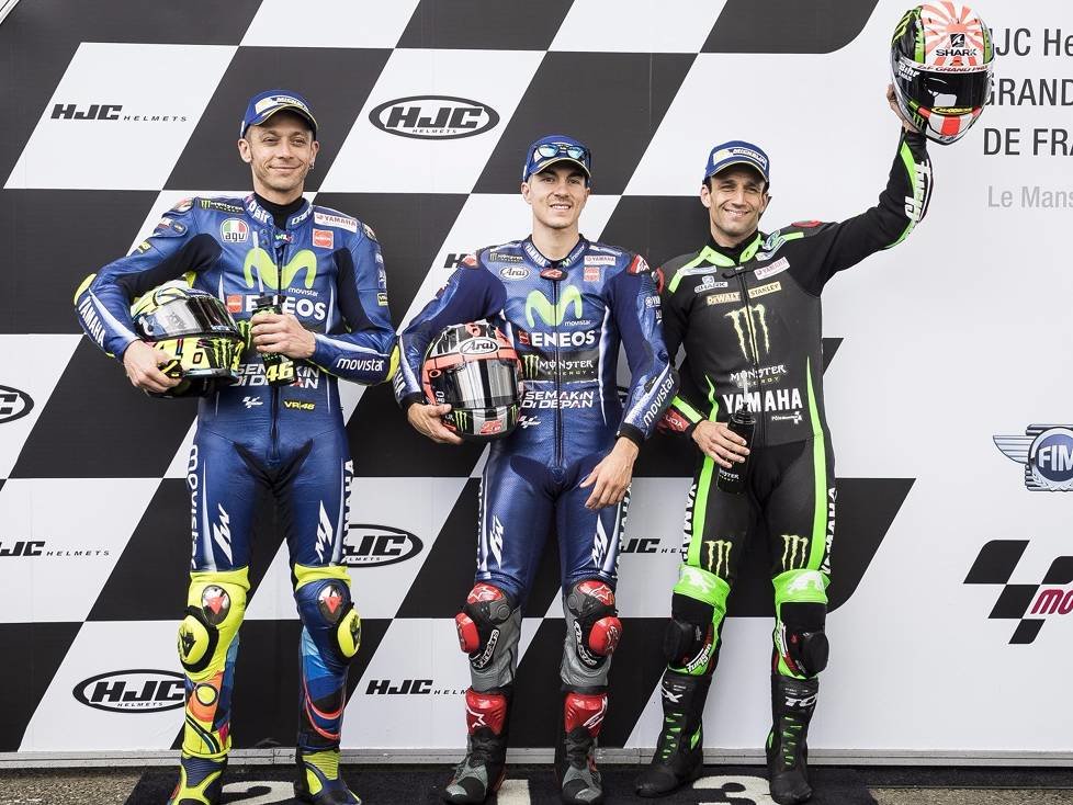 Johann Zarco, Valentino Rossi, Maverick Vinales