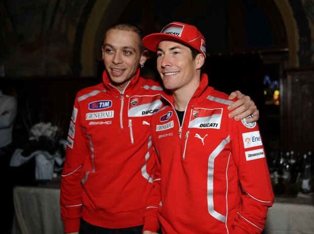 Titel-Bild zur News: Valentino Rossi, Nicky Hayden