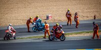 Bild zum Inhalt: Moto3 Le Mans: Joan Mir siegt nach Massencrash - Öttl auf 21